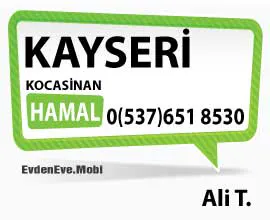 Kayseri Kocasinan Bölgesinde Hamal Hizmeti Veren Ali T.