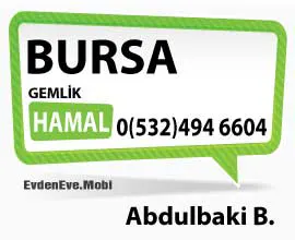 Bursa Gemlik Bölgesinde Hamal Hizmeti Veren Abdulbaki B.