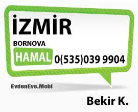 İzmir Bornova Bölgesinde Hamal Hizmeti, Profesyonel Eşya Taşıma Bekir K.