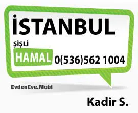 İstanbul Şişli Bölgesinde Hamal Hizmeti Veren Kadir S.