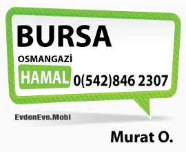 Bursa Osmangazi Hamal, Yük ve Eşya Taşıma Murat O.