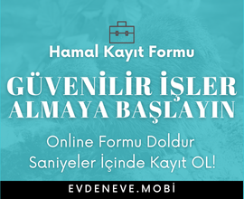 Hamal Online Kayıt Formu Güvenilir İşler Almaya Başlayın